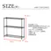 AIS 19φスチールラックセット2個セット7201 ダーク グレー 75×25×74.3cm メタルラック ワイヤーラック スチールシェルフ ベッドサイド キッチン 洗面所 本の収納 観葉植物置き 家電収納 スチール AAS-7201x2pcs DGY【別送品】