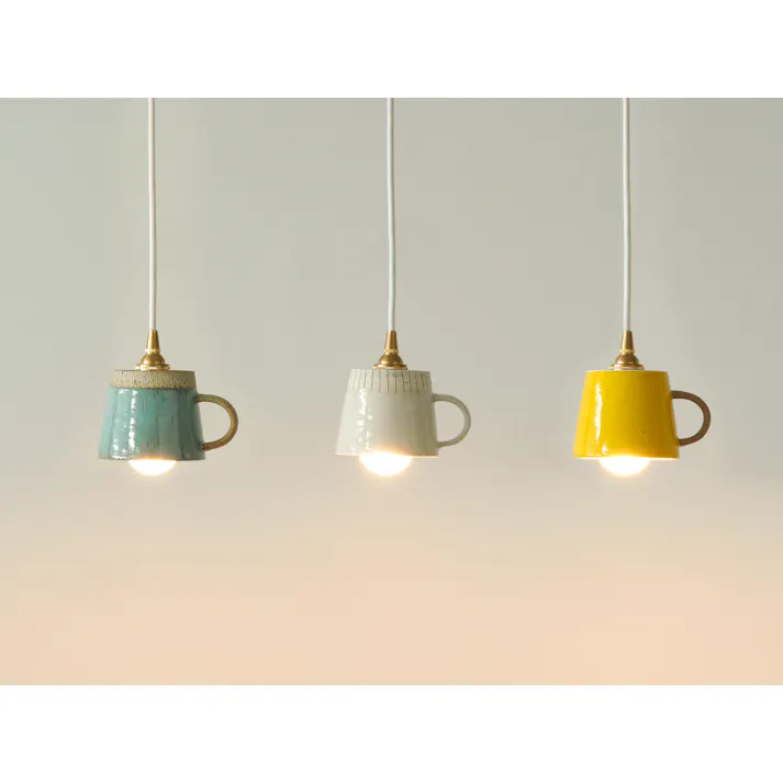 ビートソニック OnlyOne カップ E17 ペンダントライト イエロー B28R17-10W 4944799027885【別送品】