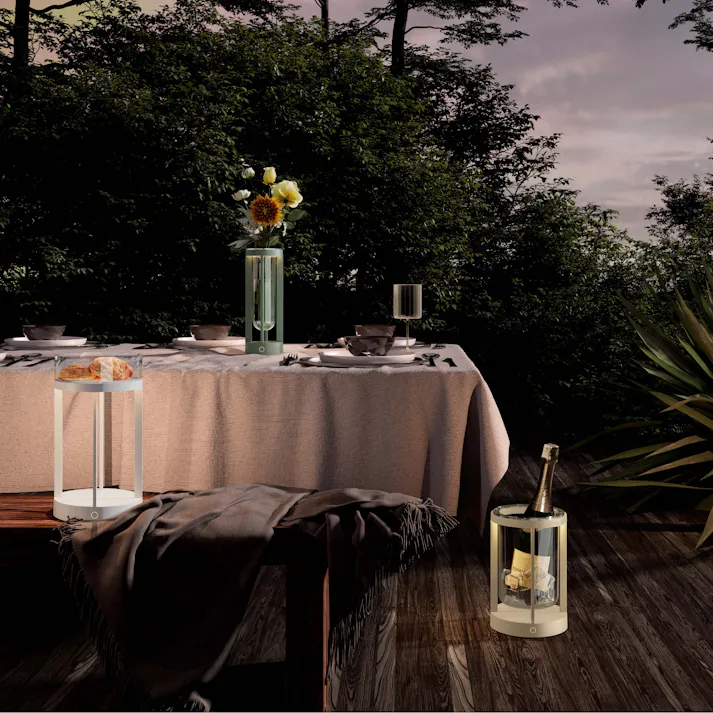 ビートソニック OnlyOne yoi PILLAR 充電式のポータブルランプ ワインクーラー ダークグレー YPL02DG 4944799042116【別送品】