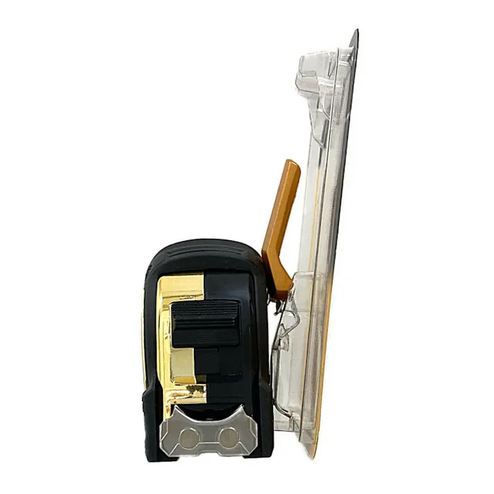 コメロン KOMELON PROATSU カラビナ式 クリップ付 ブラックゴールド 25mm×5.0m KMC-31JTB