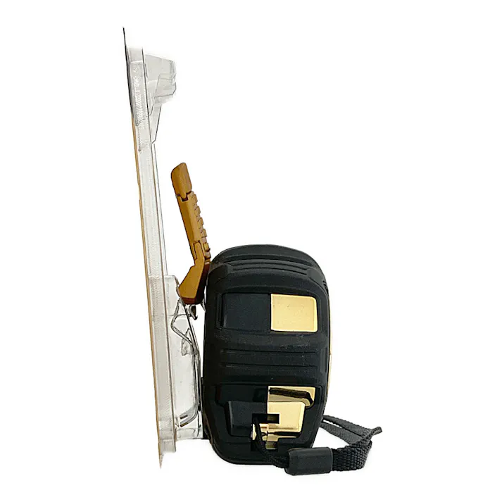 コメロン KOMELON PROATSU カラビナ式 クリップ付 ブラックゴールド 25mm×5.0m KMC-31JTB