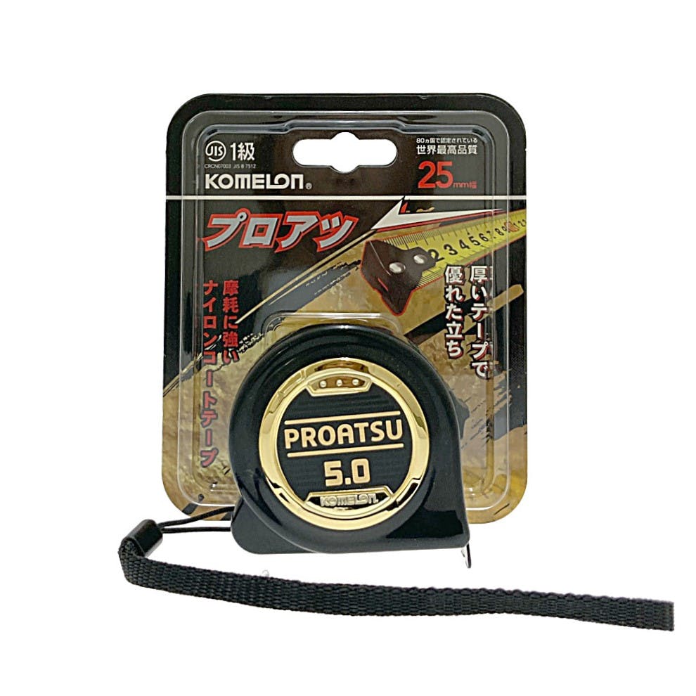 KOMERON コメロン プロアツ BKGD 25mm幅 5m ブラックゴールド TKG-1202351 コンベックス・メジャー KOMERON コメロン プロアツ BKGD 25mm幅 5m ブラックゴールド TKG-1202351 コンベックス・メジャー