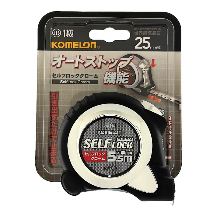 KOMELON セルフロッククローム 25mm×5.5m KMC-36C