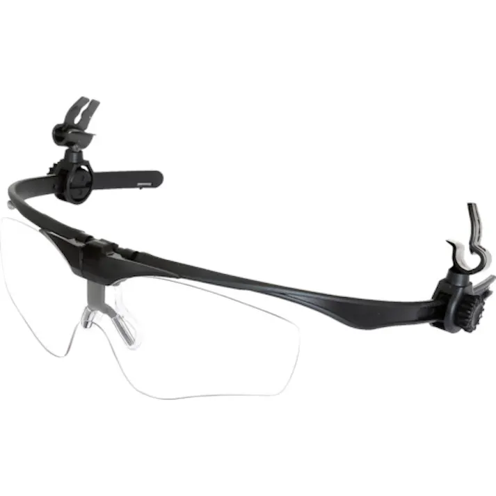 【CAINZ-DASH】OTOS社 ヘルメット装着式 保護メガネ グレー Bタイプ A-645XG-B【別送品】