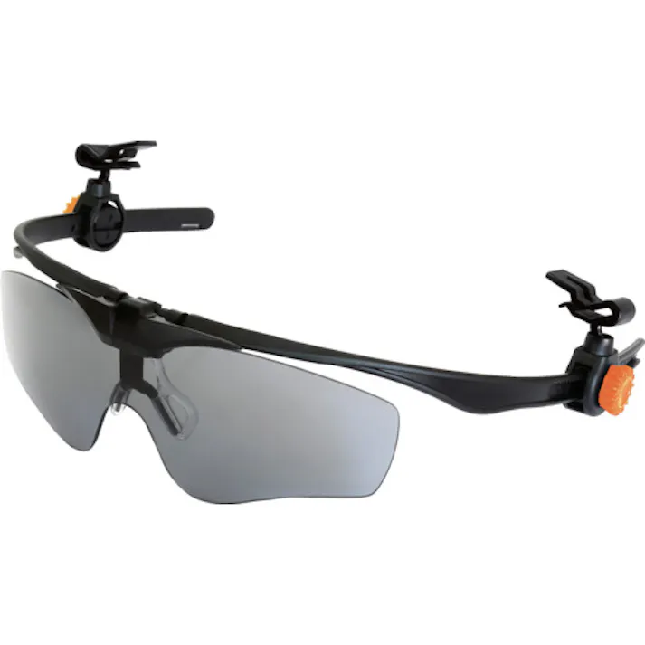 【CAINZ-DASH】OTOS社 ヘルメット装着式 保護メガネ グレー Aタイプ A-645XG-A【別送品】