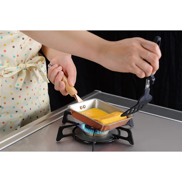 田辺金具 ふわっと銅のたまごやき12cm ガス火専用 料理 キッチン フライパン 調理器具 4956【別送品】