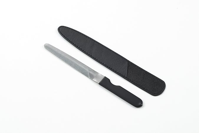 柄沢ヤスリ NAIL FILE 爪ヤスリ 甲丸型 カーブ付 ケース黒 美容用品 188009 4571448090619 フェイスケア・美容用品 柄沢ヤスリ NAIL FILE 爪ヤスリ 甲丸型 カーブ付 ケース黒 美容用品 188009 4571448090619 フェイスケア・美容用品