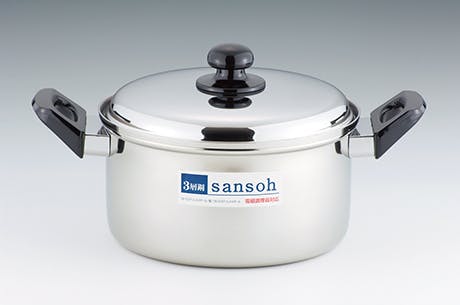 シモリュウ ジュノー 3層鋼深型両手鍋22cm 鍋 4941012423226 307027 片手鍋 シモリュウ ジュノー 3層鋼深型両手鍋22cm 鍋 4941012423226 307027 片手鍋