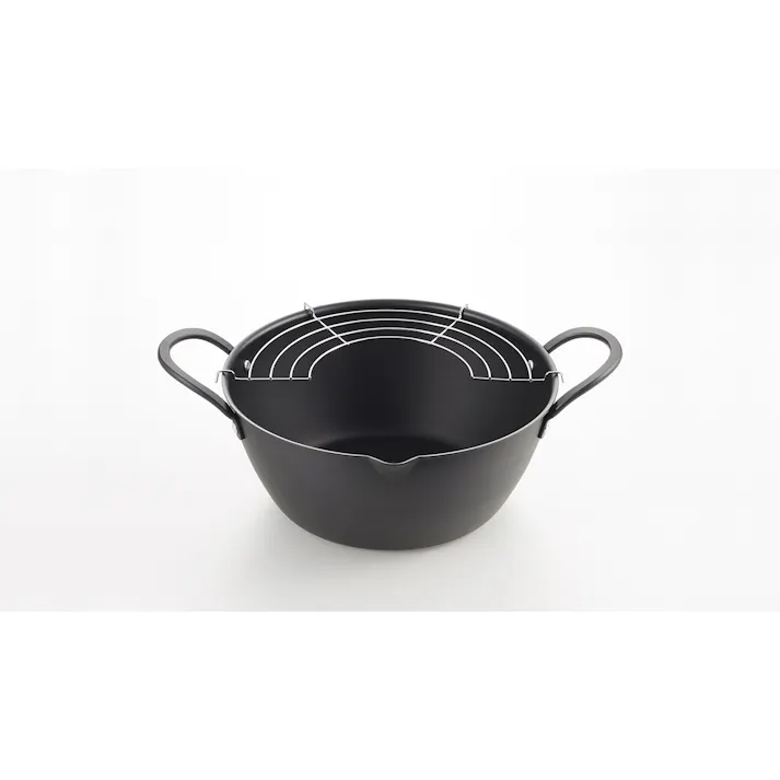 タマハシ 揚げ天 広口深型揚げ鍋24cm 鍋 4560399701163 AT-24W【別送品】