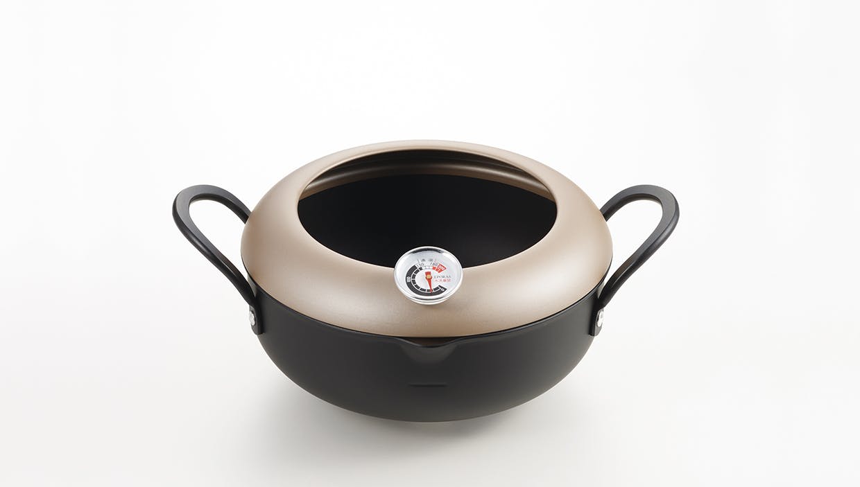 タマハシ 揚げ天 温度計付天ぷら鍋20cm 天ぷら用品 4560399701170 AT-T20W 天ぷら用品・オイルポット タマハシ 揚げ天 温度計付天ぷら鍋20cm 天ぷら用品 4560399701170 AT-T20W 天ぷら用品・オイルポット