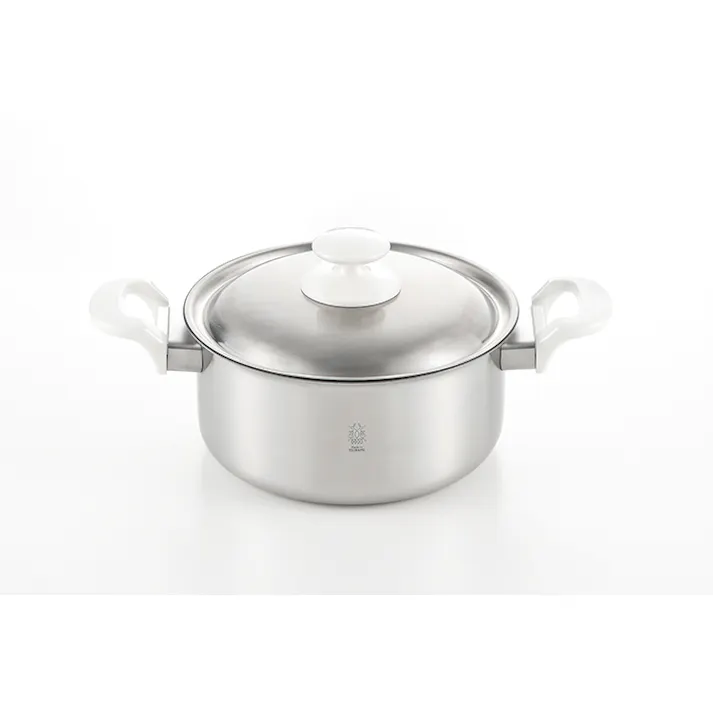 シモリュウ BON 2層鋼両手鍋20cm IH100V・200V対応 料理 キッチン 鍋 なべ BO-03【別送品】