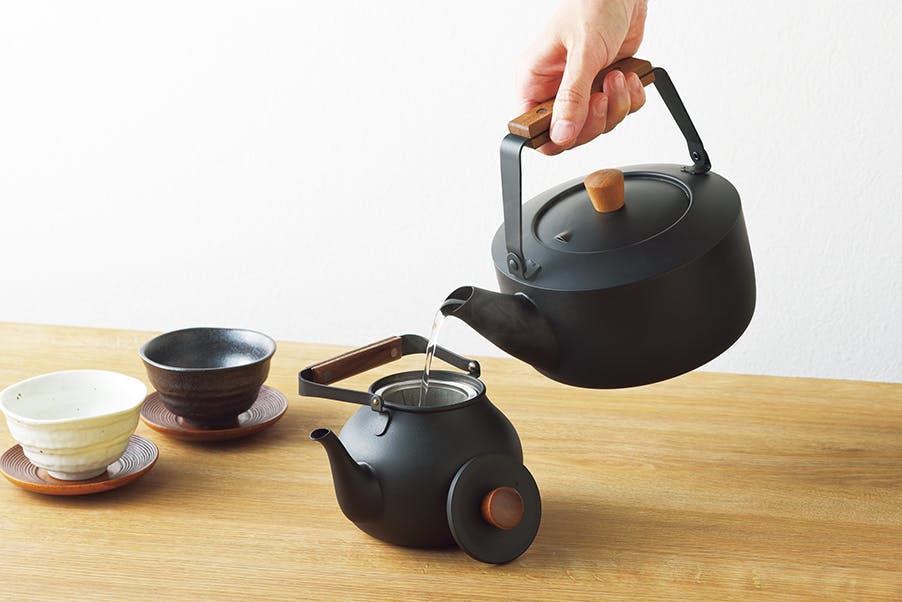 宮崎製作所 茶き くろいろケトル(小) IH100V・200V対応 料理 キッチン