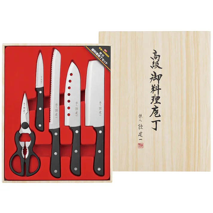 タマハシ 御料理包丁5PCセット 陳建一 包丁 4975192093160 CK-543【別送品】