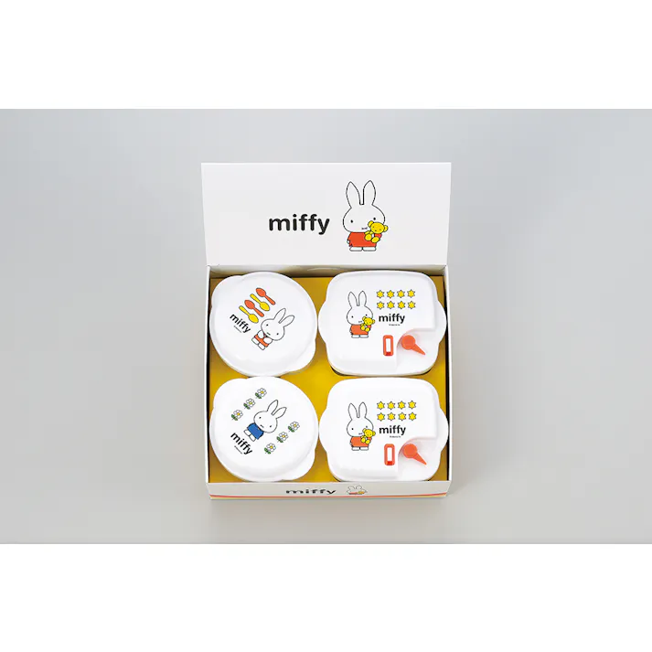 タマハシ MIFFY 電子レンジ容器4PC ミッフィー 耐熱・簡単レンジ 4975192080320 DB-102【別送品】