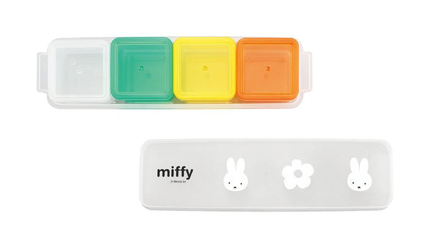 タマハシ MIFFY キューブストッカー4pc ミッフィー 貯蔵容器