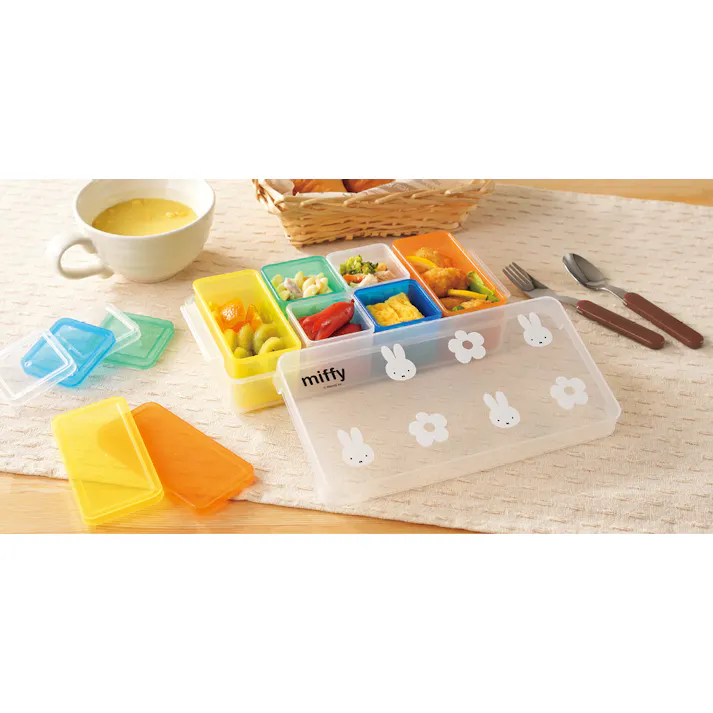 タマハシ MIFFY キューブストッカー6pc ミッフィー 貯蔵容器 4975192091180 DB-109【別送品】