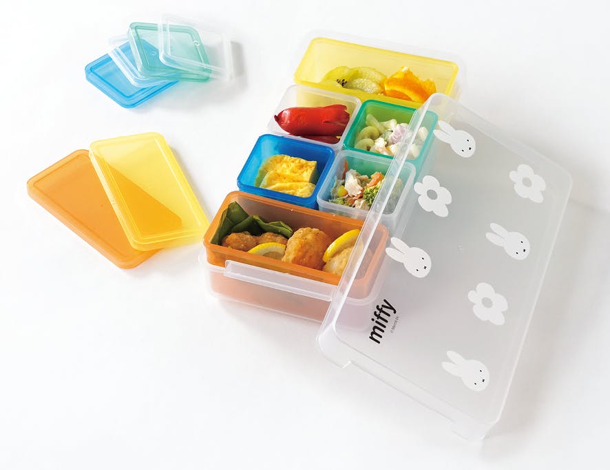 タマハシ MIFFY キューブストッカー6pc ミッフィー 貯蔵容器