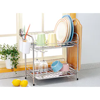 タマハシ フルーラ パイプ式ニ段水切りバスケット 水まわり品 4970368268021 FU-02P【別送品】