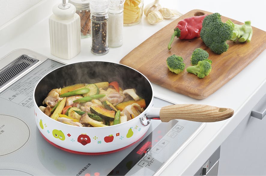 タマハシ ガチャピン・ムック IH対応フライパン24cm ガチャピン