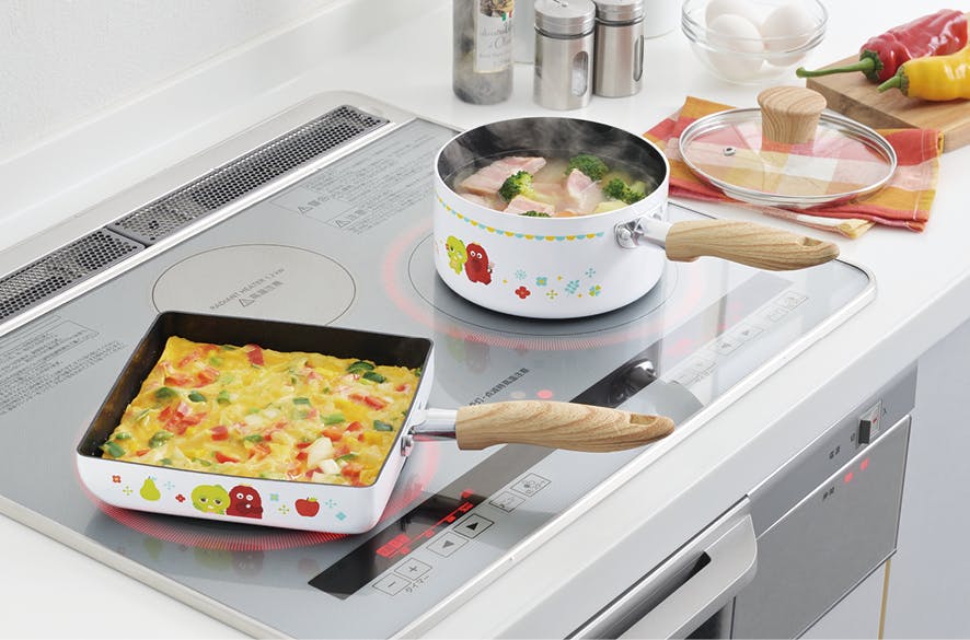 タマハシ ガチャピン・ムック IH対応片手鍋16cm ガチャピン・ムック 鍋