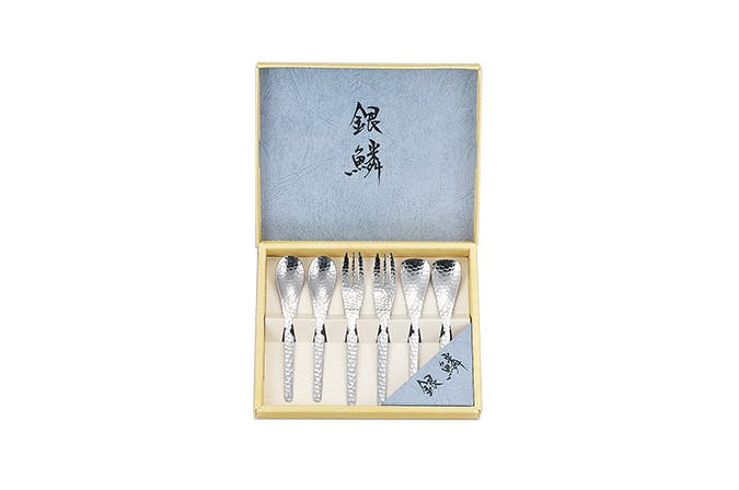 タマハシ 銀鱗 ペア6pcセット スプーン・フォーク 4975192089439 GR-107 スプーン・フォーク タマハシ 銀鱗 ペア6pcセット スプーン・フォーク 4975192089439 GR-107 スプーン・フォーク