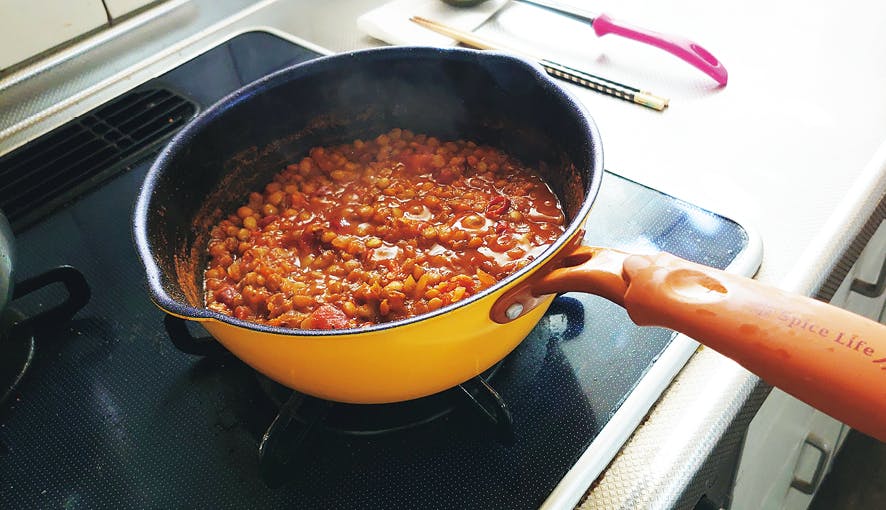 タマハシ 一条もんこのカレーパンガラス蓋付き20cm IH100V・200V対応