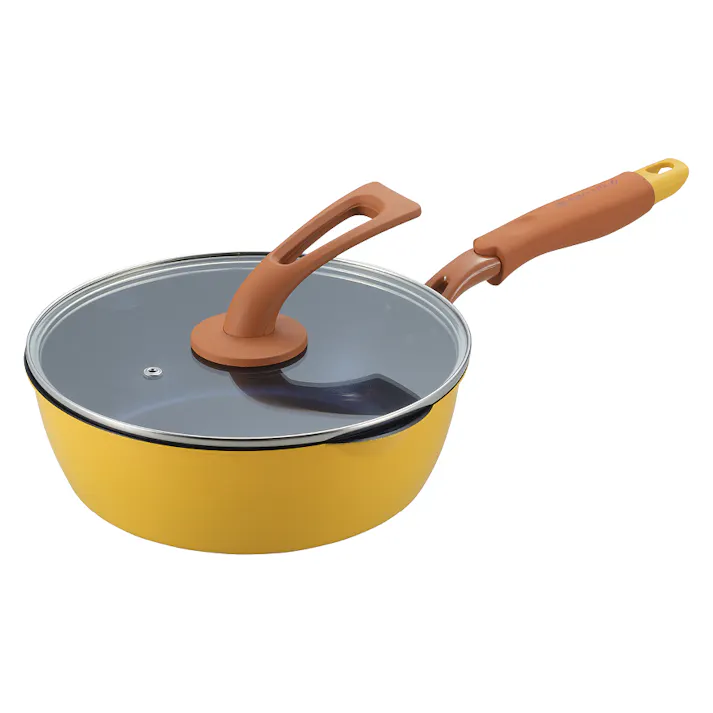 タマハシ 一条もんこのカレーパンガラス蓋付き24cm IH100V・200V対応 料理 キッチン フライパン 調理器具 IM-24F【別送品】