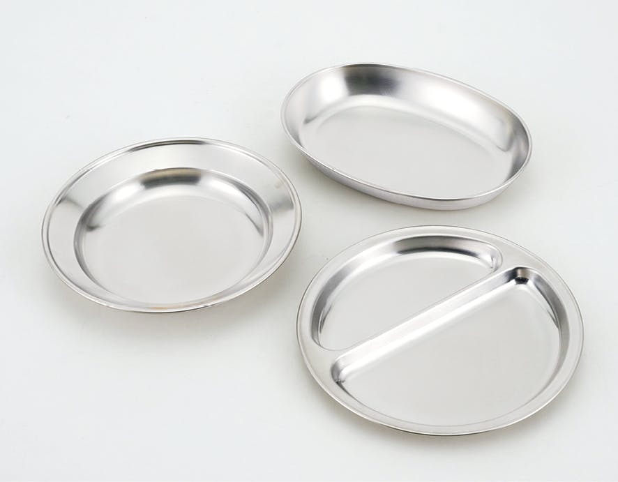 タマハシ ステンレス小判カレー皿 一条もんこ 調理用小物