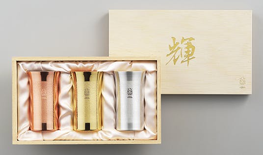 タマハシ 輝 純銅ひとくちタンブラー 金・銀・銅 3pcセット タンブラー 4975192087299 KG-18 片手鍋 タマハシ 輝 純銅ひとくちタンブラー 金・銀・銅 3pcセット タンブラー 4975192087299 KG-18 片手鍋