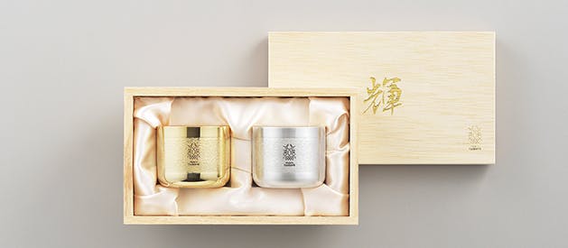 タマハシ 輝 純銅ぐい呑み 金・銀 2pcセット タンブラー 4975192087367 KG-27 グラス・タンブラー タマハシ 輝 純銅ぐい呑み 金・銀 2pcセット タンブラー 4975192087367 KG-27 グラス・タンブラー