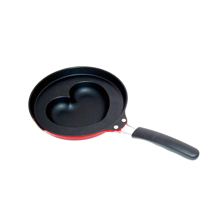 杉山金属 ハートのオムフライパン(レッド) フライパン 4900896128283 KS-2828【別送品】