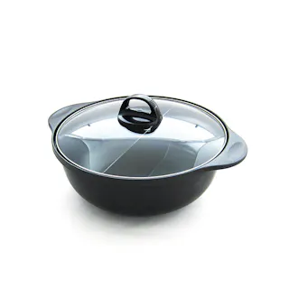 杉山金属 火鍋風仕切り鍋26cm IH100V・200V対応 料理 キッチン 鍋 なべ KS-2926【別送品】