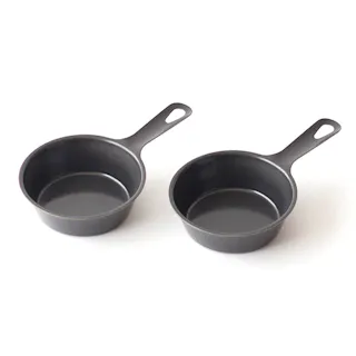 杉山金属 プチスキレット2P 魚焼きグリル・オーブン対応 料理 キッチン フライパン 調理器具 KS-3050【別送品】