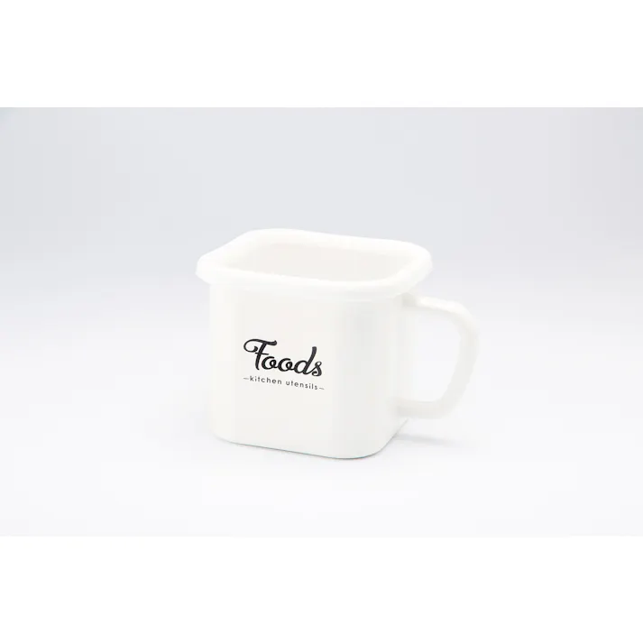 豊琺瑯 Lilly White ホーローマルチスクエアポット Foods 貯蔵容器 4589700554564 LW-202【別送品】