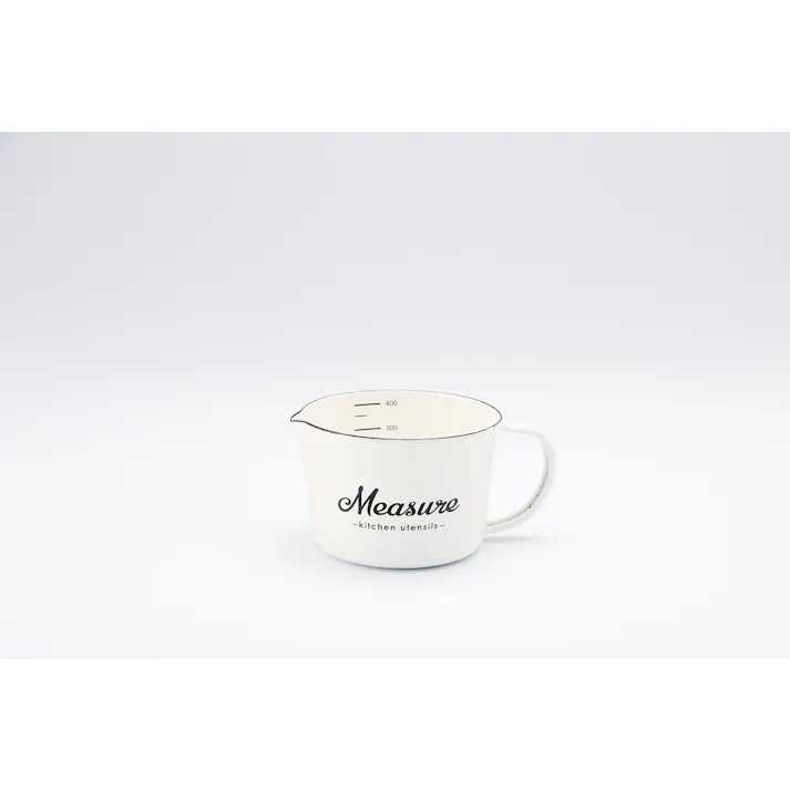 豊琺瑯 Lilly White ホーローメジャーカップ・S Measure 調理用小物 4589700554632 LW-209【別送品】