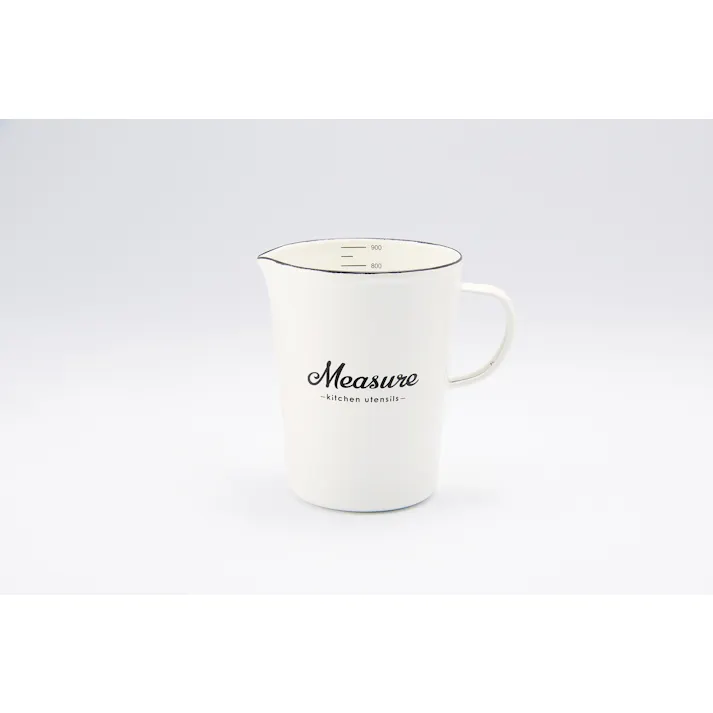 豊琺瑯 Lilly White ホーローメジャーカップ・L Measure 調理用小物 4589700554649 LW-210【別送品】