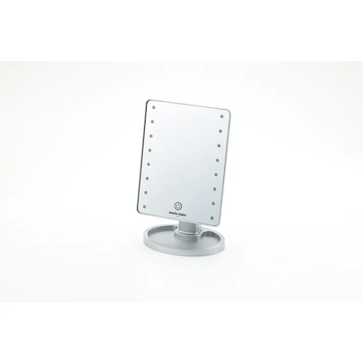 タマハシ マリ・クレール LEDライト付回転スタンドミラー マリ・クレール 卓上用品 4975192086124 MC-506【別送品】