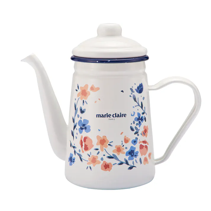 豊琺瑯 マリクレール “fleurette(フルレット)”ホーローカフェポット マリ・クレール ポット 4589700557862 MCY-05【別送品】