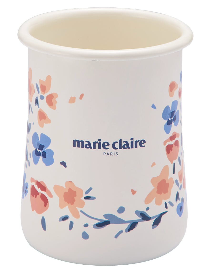 豊琺瑯 マリクレール "fleurette(フルレット)"ホーローカトラリースタンド マリ・クレール 収納小物 4589700557909 MCY-09 収納小物 豊琺瑯 マリクレール "fleurette(フルレット)"ホーローカトラリースタンド マリ・クレール 収納小物 4589700557909 MCY-09 収納小物