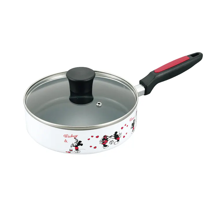 タマハシ ミッキー&ミニー 蓋付きフライパン20cm ディズニー フライパン 4975192093221 MM-319【別送品】