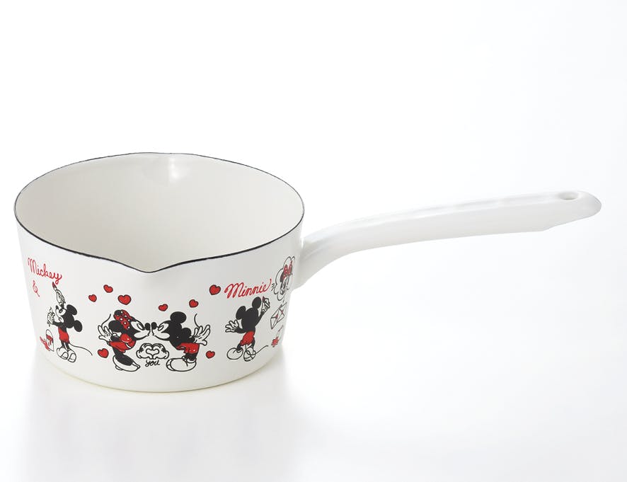 タマハシ ミッキー&ミニー ホーローミルクパン15cm ディズニー 鍋 4975192090916 MMJ-02 片手鍋 タマハシ ミッキー&ミニー ホーローミルクパン15cm ディズニー 鍋 4975192090916 MMJ-02 片手鍋