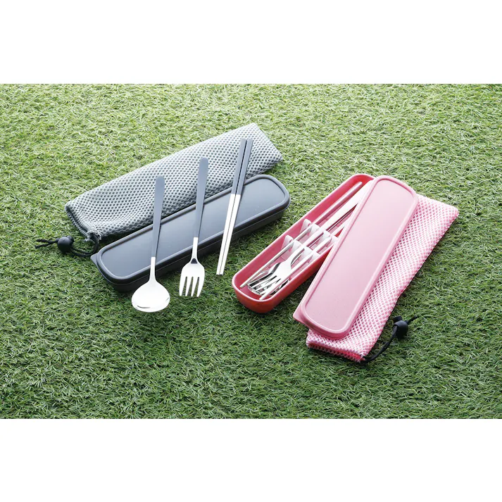 サカエ・コーポレーション マイカトラリー3Pc ブラック スプーン・フォーク MYC-103 4539612021913【別送品】