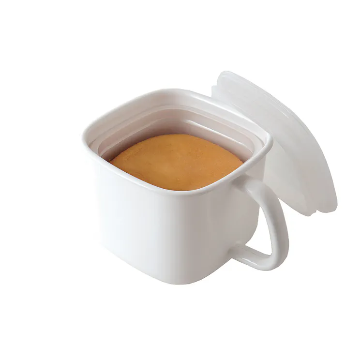 富士ホーロー 角型みそポット 貯蔵容器 4977618090692 N-KP【別送品】