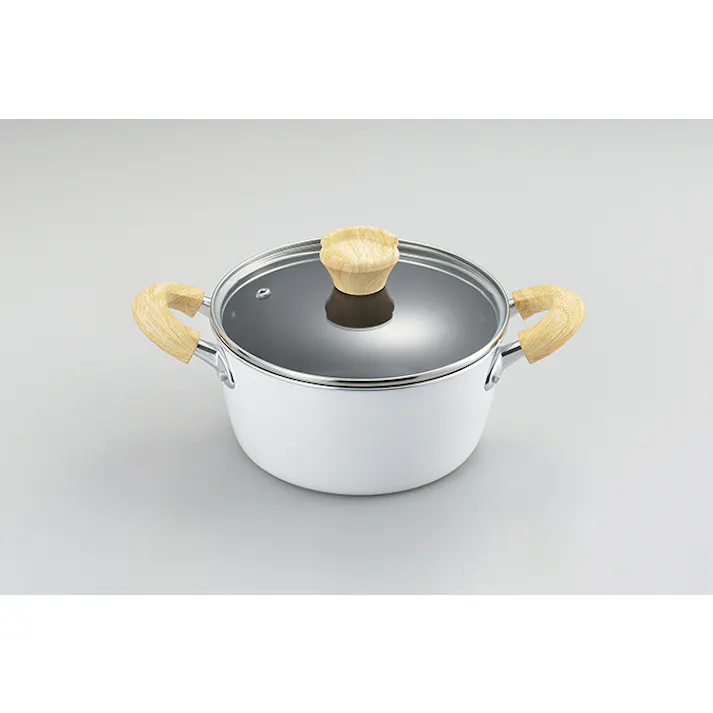 タマハシ ナチュラプラス IH対応両手鍋20cm IH100V・200V対応 料理 キッチン 鍋 なべ NRP-06【別送品】