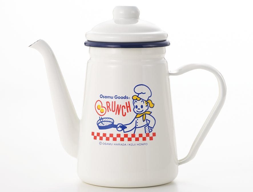 タマハシ OSAMU GOODS ブランチホーローカフェポット オサムグッズ ポット 4975192093276 OG-21 卓上ポット・エアーポット タマハシ OSAMU GOODS ブランチホーローカフェポット オサムグッズ ポット 4975192093276 OG-21 卓上ポット・エアーポット
