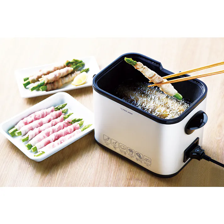 丸山技研 プチ・プレジール 電気角型フライヤー ホットプレート 4978770601078 PDF-100【別送品】