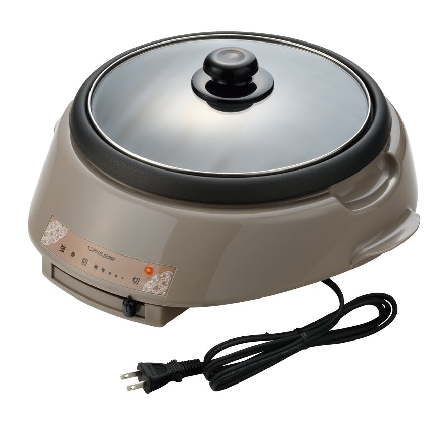 丸山技研 プチ・プレジール 電気グリル鍋23cm ホットプレート 4978770304078 PGN-81 片手鍋 丸山技研 プチ・プレジール 電気グリル鍋23cm ホットプレート 4978770304078 PGN-81 片手鍋