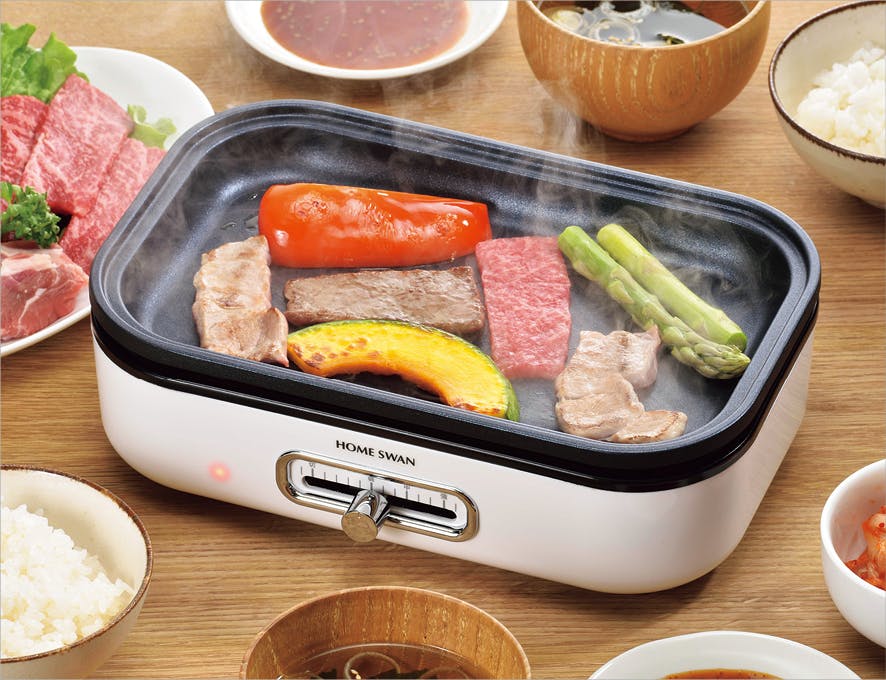 【新品未開封】2枚組みホットプレート 新津興器 ソロホットプレート 鍋付き ホットプレート