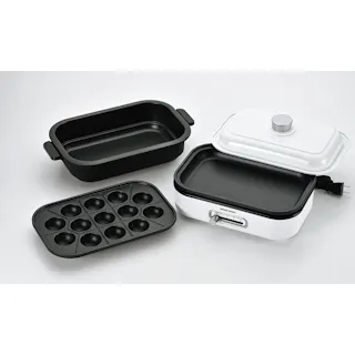 新津興器 ソロホットプレート たこプレート・鍋付き ホットプレート 4981889011874 SHP-08(TP)【別送品】