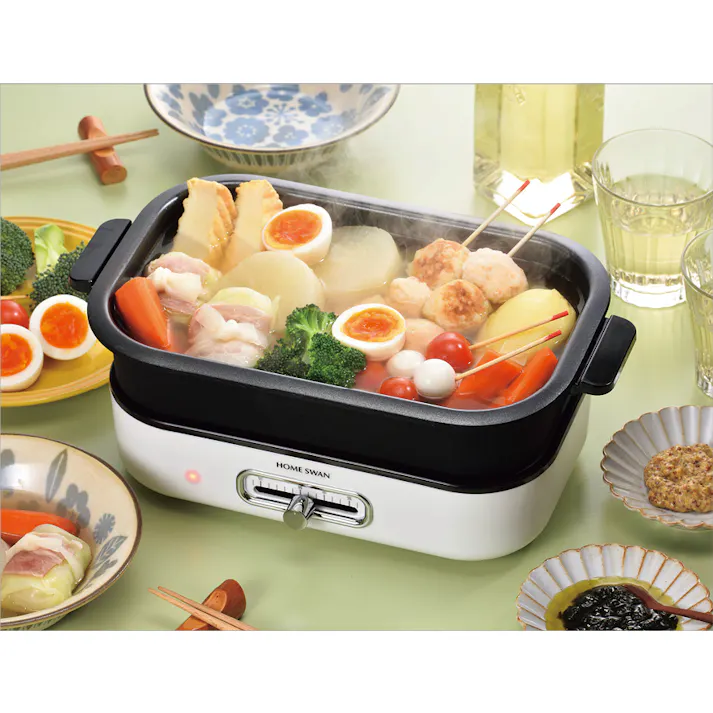 新津興器 ソロホットプレート たこプレート・鍋付き ホットプレート 4981889011874 SHP-08(TP)【別送品】